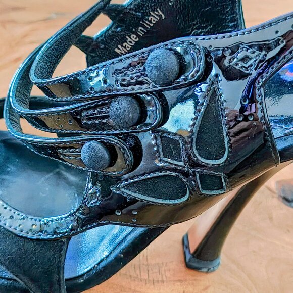 DIOR Patent Leather Strappy Heels - Picture 9 of 10